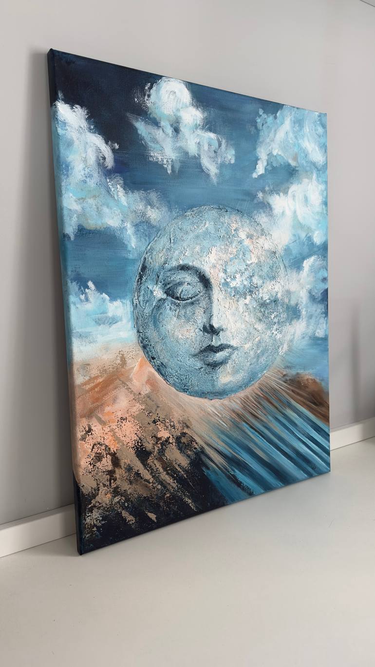 Original Surrealism Abstract Painting by Lina Kush