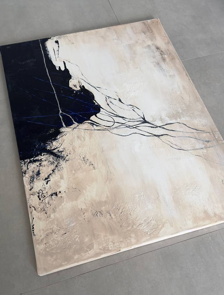 Original Minimalism Abstract Painting by Lina Kush