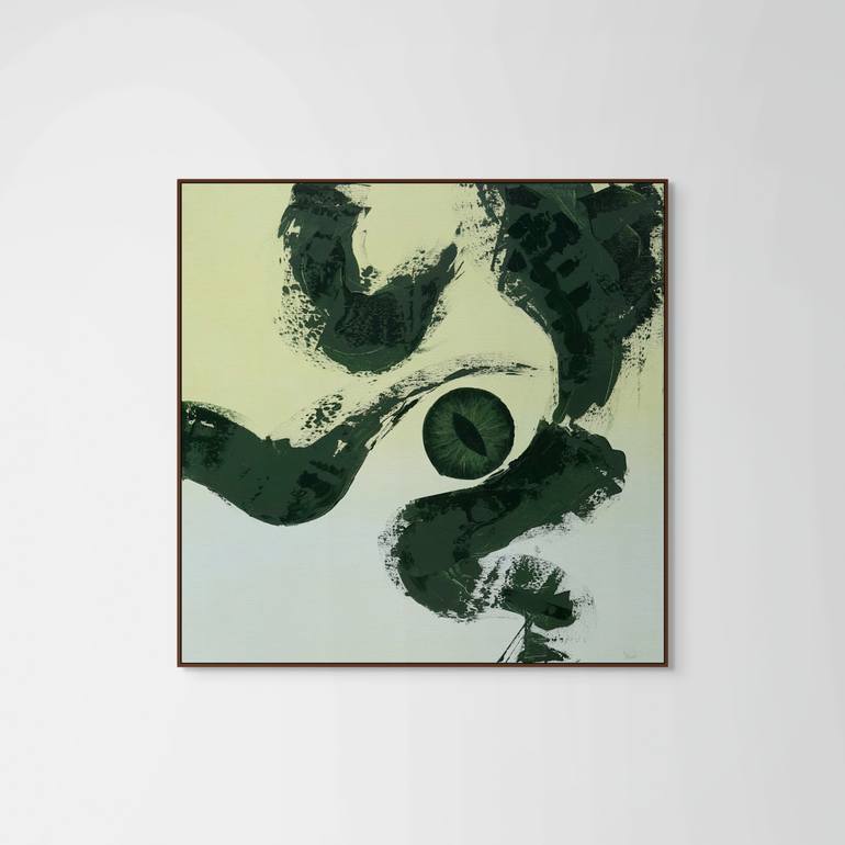 Original Abstract Expressionism Abstract Painting by Lina Kush