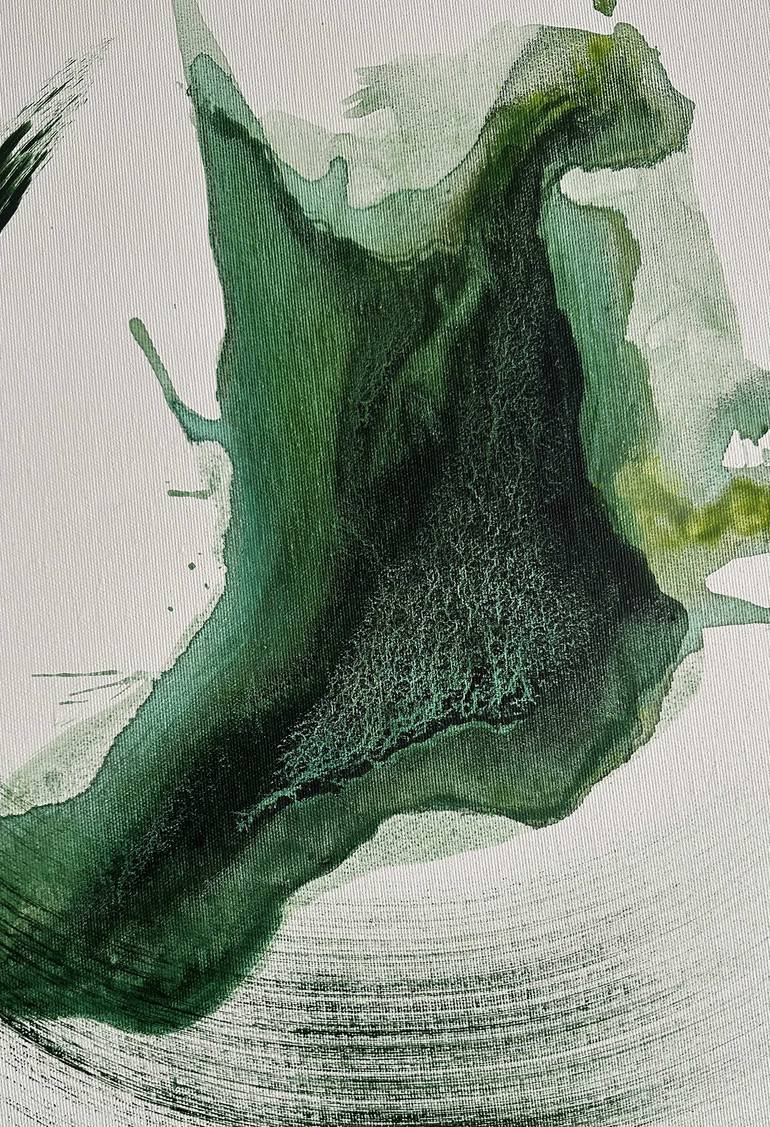 Original Abstract Expressionism Abstract Painting by Lina Kush