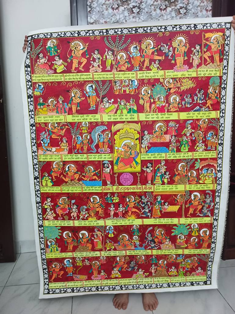 Original Folk Classical Mythology Painting by Shweta Thakur