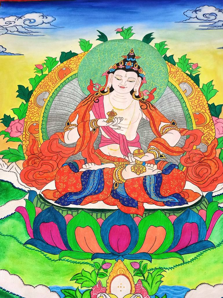 Original Folk Classical Mythology Painting by Shweta Thakur