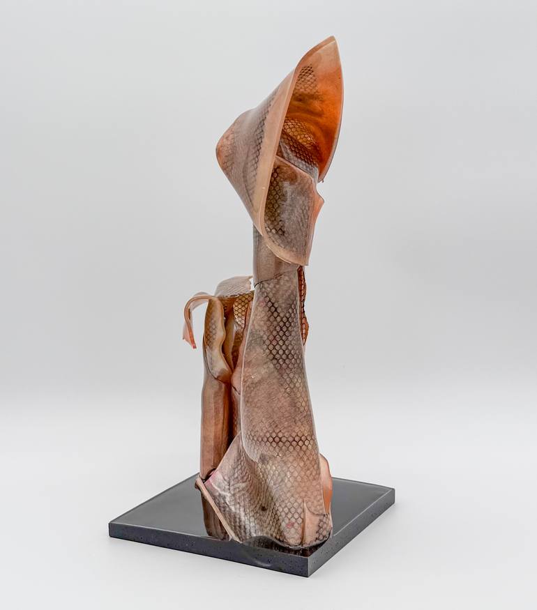 Original Abstract Expressionism Abstract Sculpture by Leslie Lawson