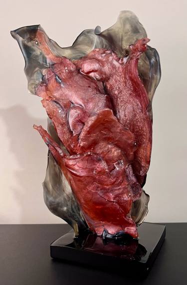 Original Abstract Expressionism Abstract Sculpture by Leslie Lawson