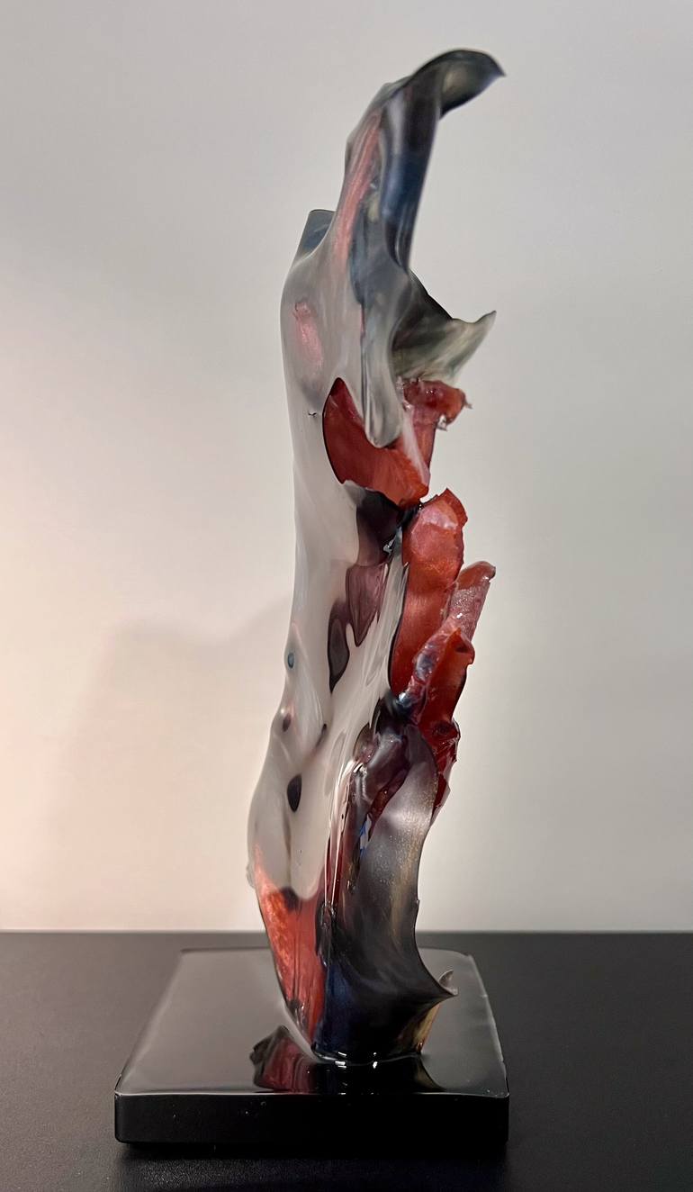 Original Abstract Expressionism Abstract Sculpture by Leslie Lawson