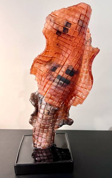 Original Abstract Expressionism Abstract Sculpture by Leslie Lawson