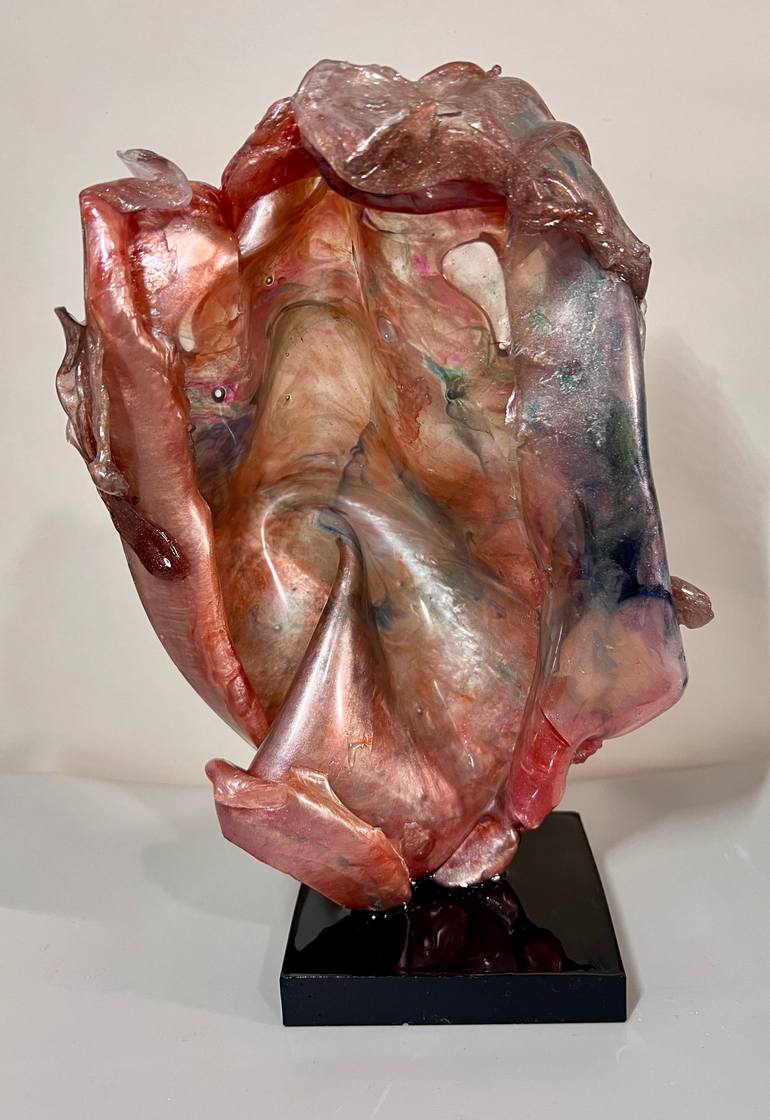 Original Abstract Expressionism Abstract Sculpture by Leslie Lawson