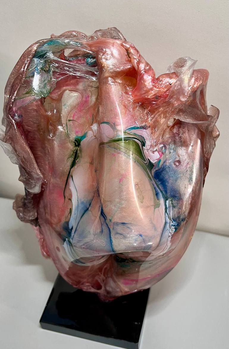 Original Abstract Expressionism Abstract Sculpture by Leslie Lawson