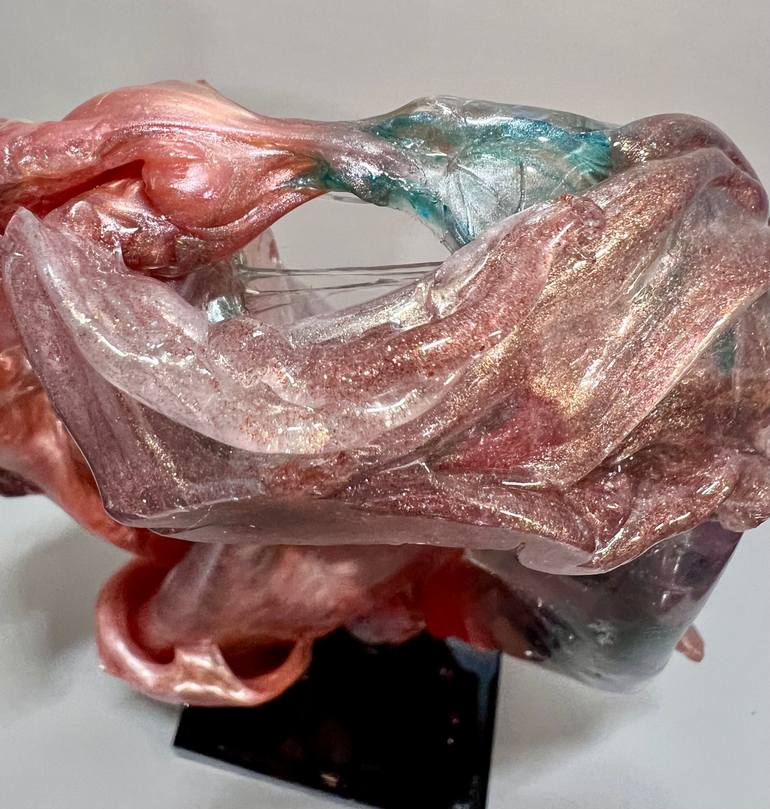 Original Abstract Expressionism Abstract Sculpture by Leslie Lawson