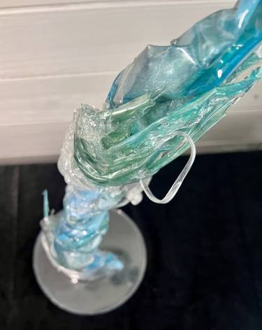 Original Abstract Expressionism Abstract Sculpture by Leslie Lawson