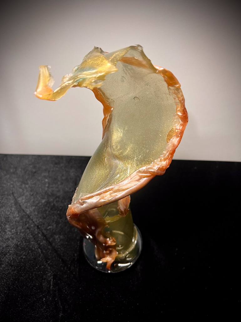 Original Abstract Expressionism Abstract Sculpture by Leslie Lawson