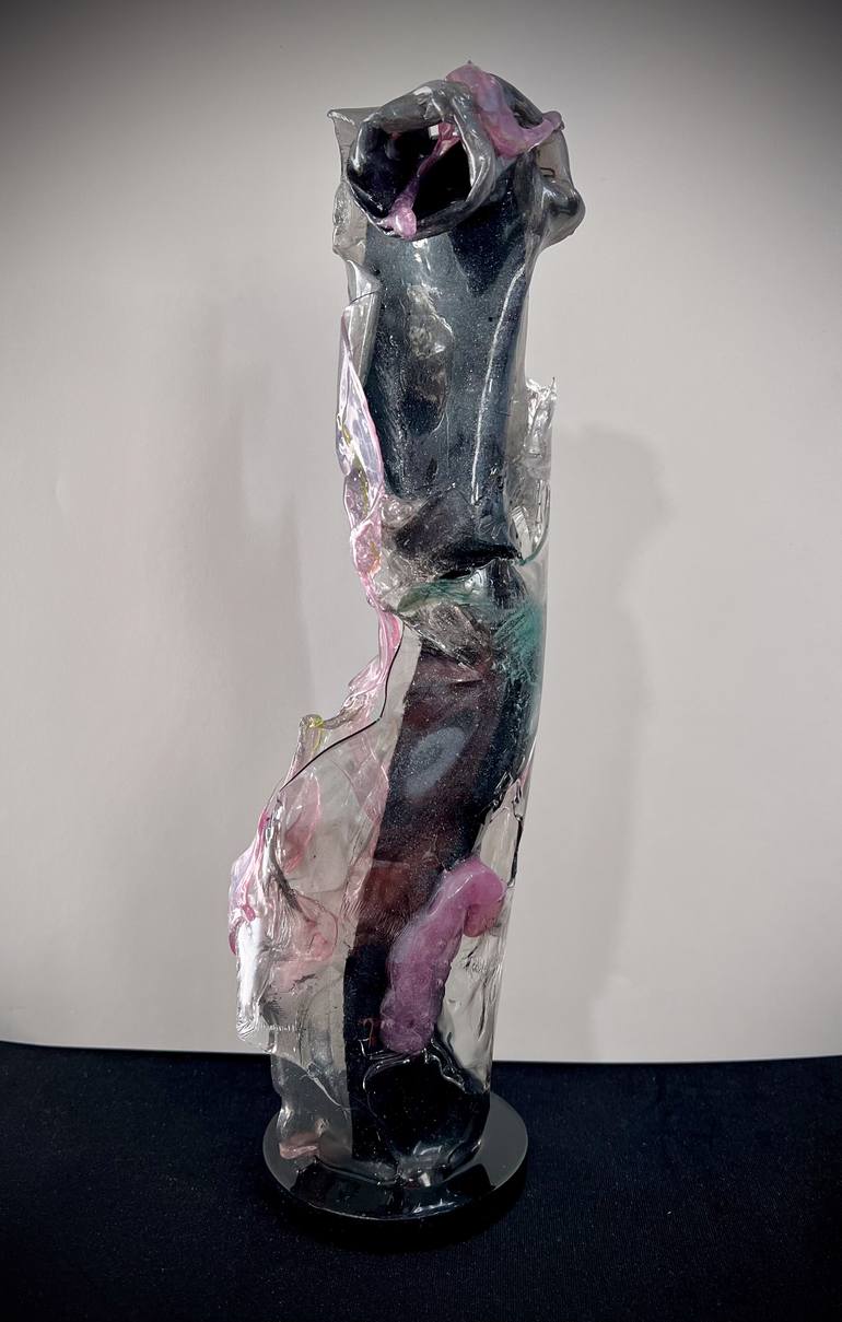 Original Abstract Expressionism Abstract Sculpture by Leslie Lawson
