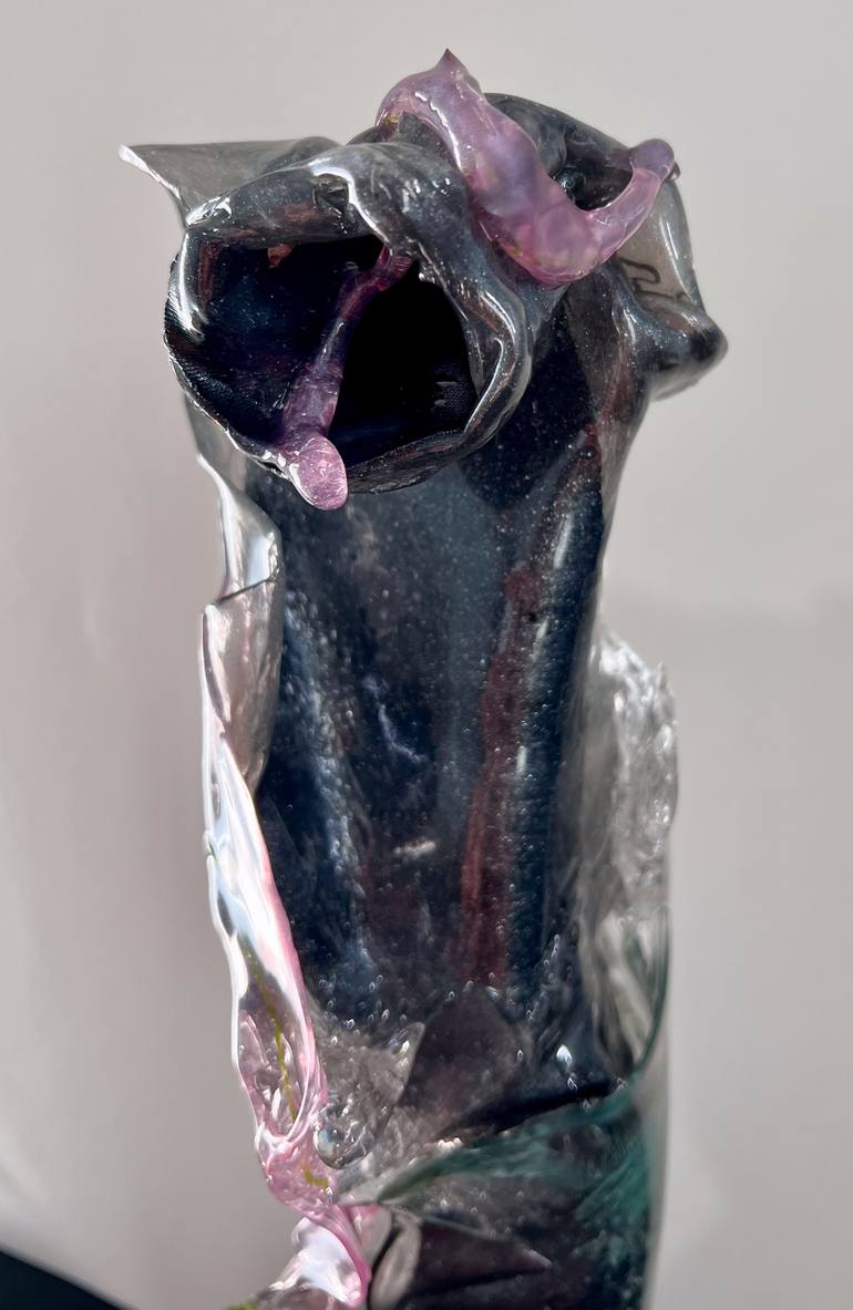 Original Abstract Expressionism Abstract Sculpture by Leslie Lawson
