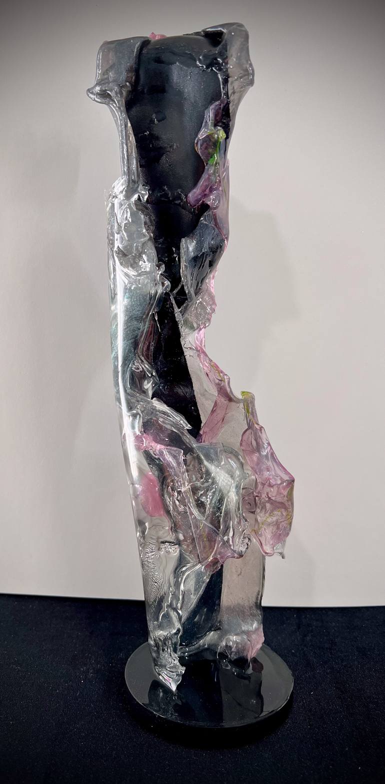 Original Abstract Expressionism Abstract Sculpture by Leslie Lawson