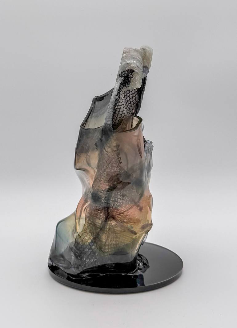 Original Abstract Expressionism Abstract Sculpture by Leslie Lawson