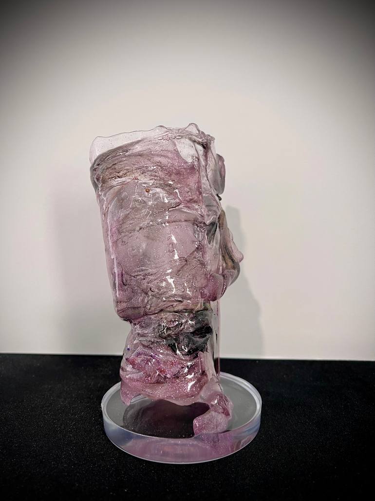 Original Abstract Expressionism Abstract Sculpture by Leslie Lawson