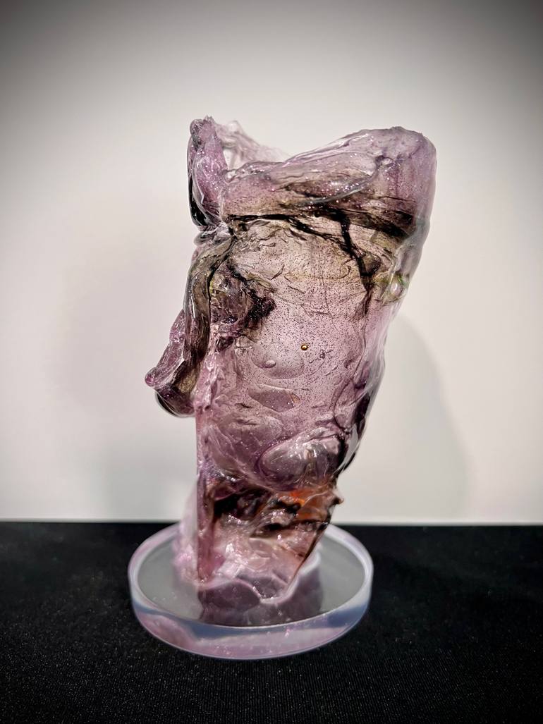 Original Abstract Expressionism Abstract Sculpture by Leslie Lawson