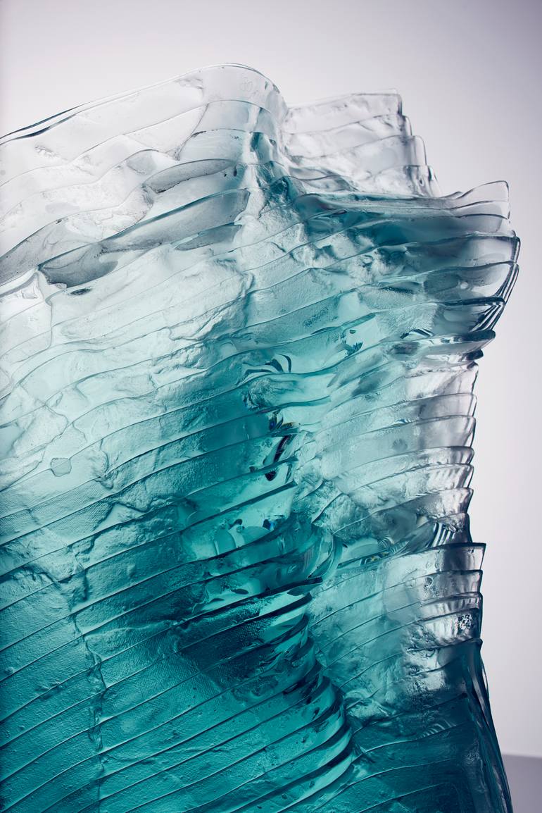 Original Abstract Water Sculpture by Alva Gallagher