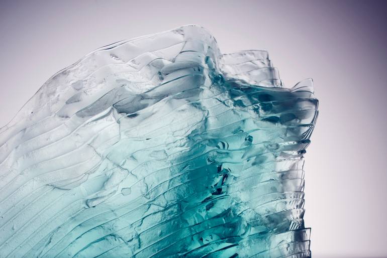 Original Abstract Water Sculpture by Alva Gallagher