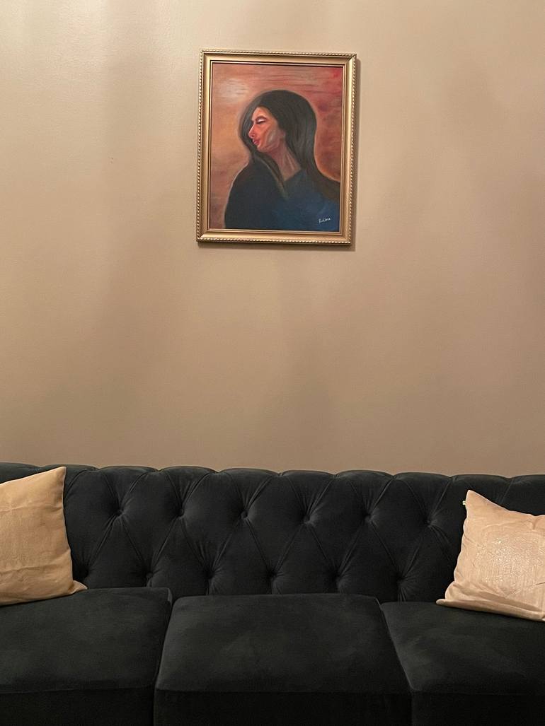 Original Expressionism Women Painting by Pratima Kumar