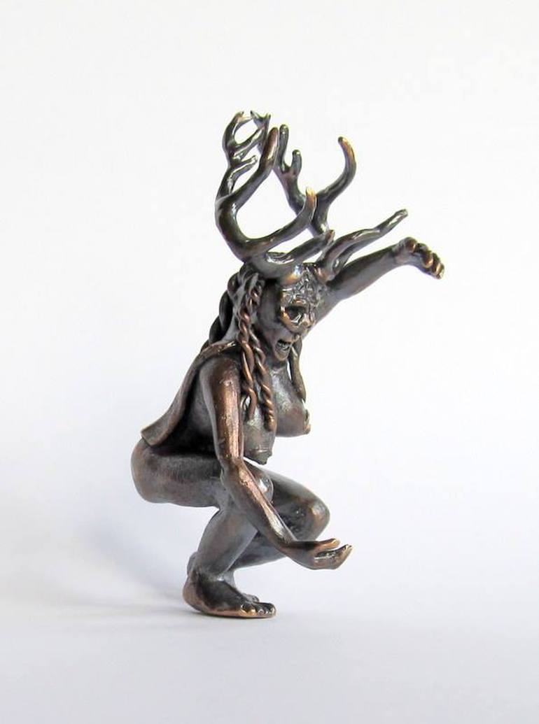 Original Symbolism Women Sculpture by Melanie Rundel-Milzner