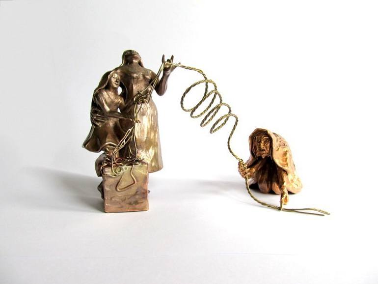 Original Symbolism Women Sculpture by Melanie Rundel-Milzner