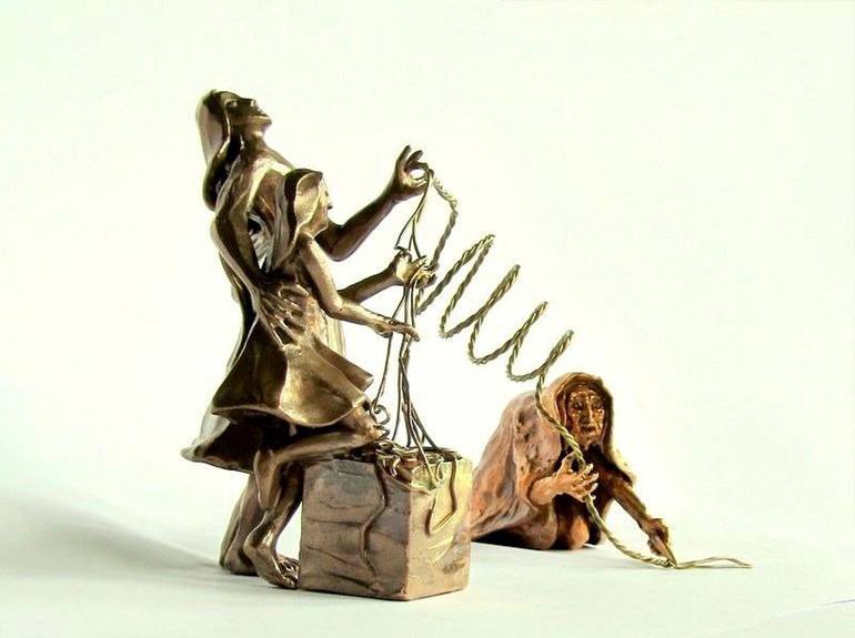Original Symbolism Women Sculpture by Melanie Rundel-Milzner