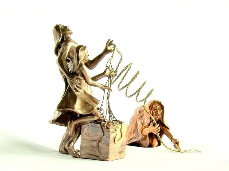 Original Symbolism Women Sculpture by Melanie Rundel-Milzner