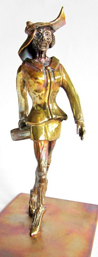 Original Abstract Expressionism Fashion Sculpture by Melanie Rundel-Milzner