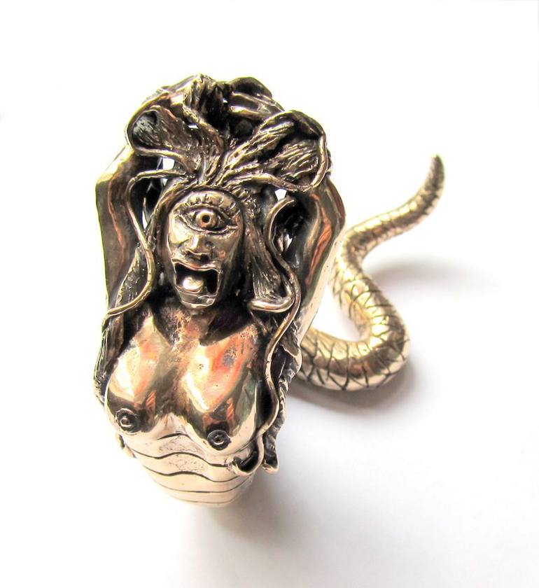 Original Symbolism Religion Sculpture by Melanie Rundel-Milzner