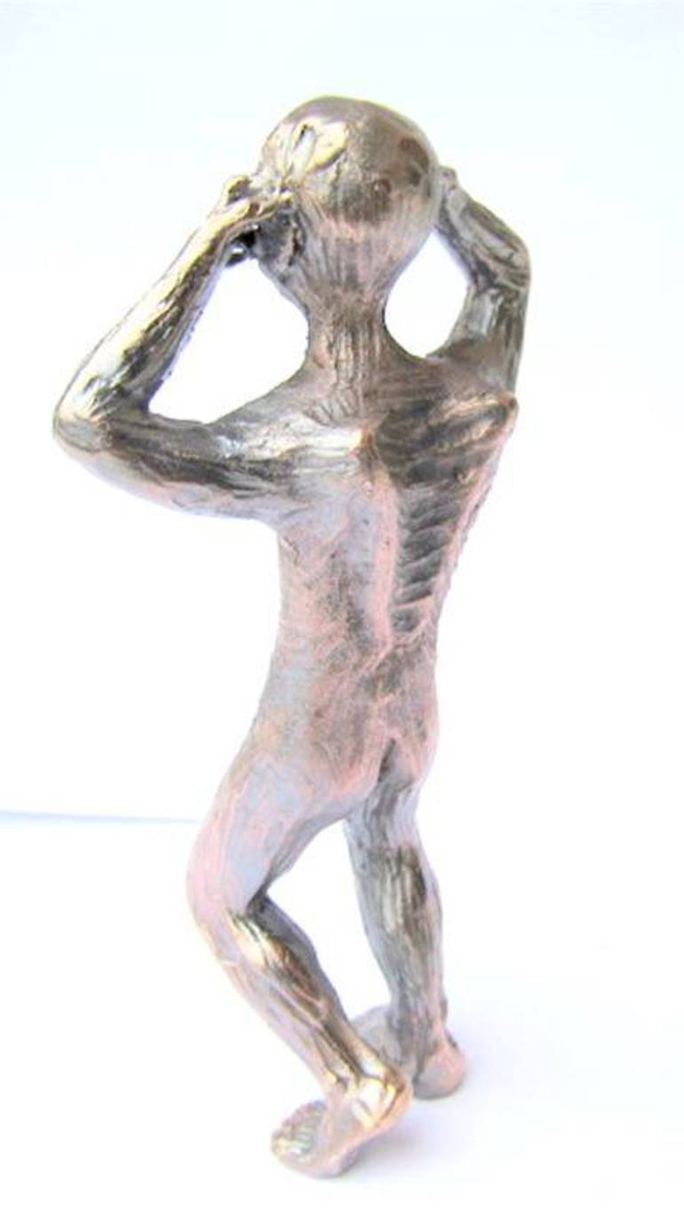 Original Figurative Men Sculpture by Melanie Rundel-Milzner