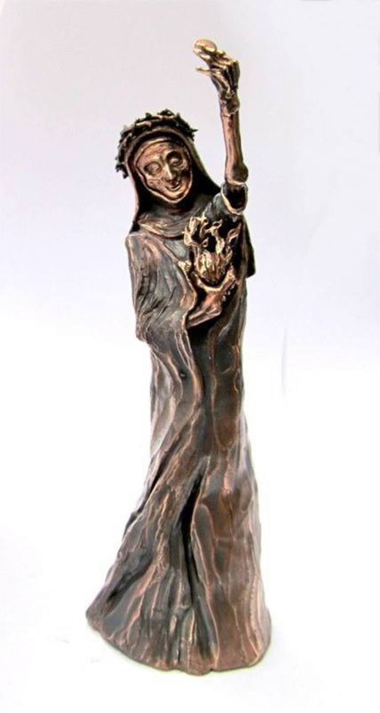 Original Art Deco Religion Sculpture by Melanie Rundel-Milzner