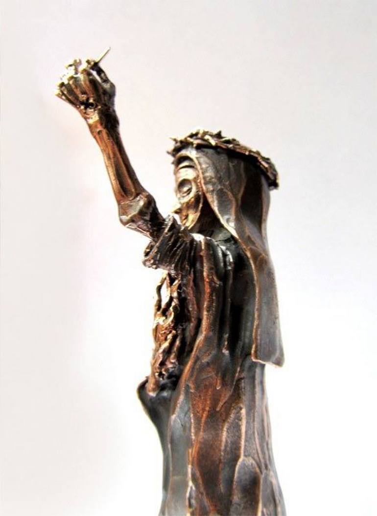 Original Art Deco Religion Sculpture by Melanie Rundel-Milzner