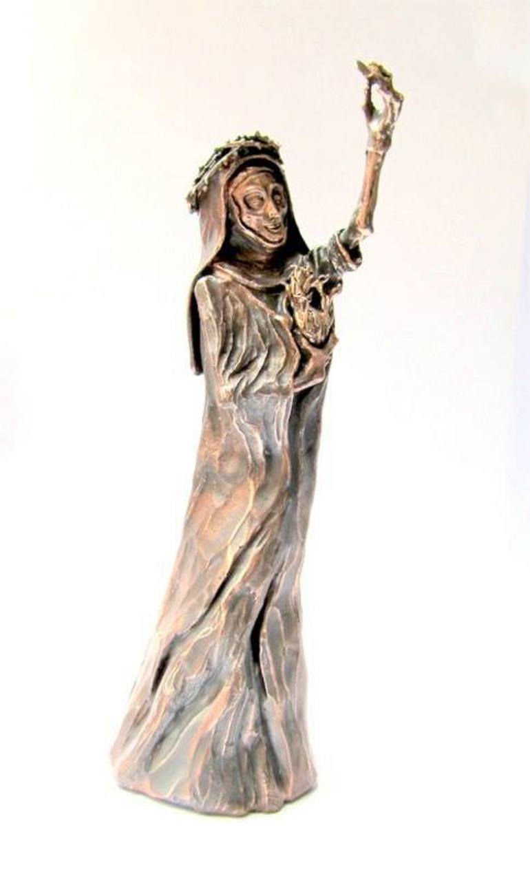 Original Art Deco Religion Sculpture by Melanie Rundel-Milzner
