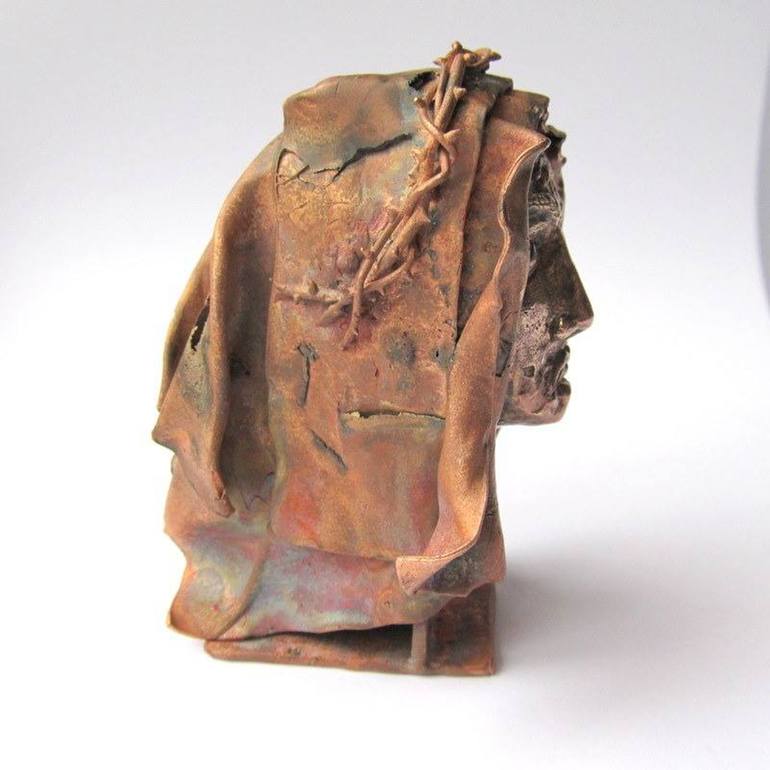 Original Art Deco Religion Sculpture by Melanie Rundel-Milzner