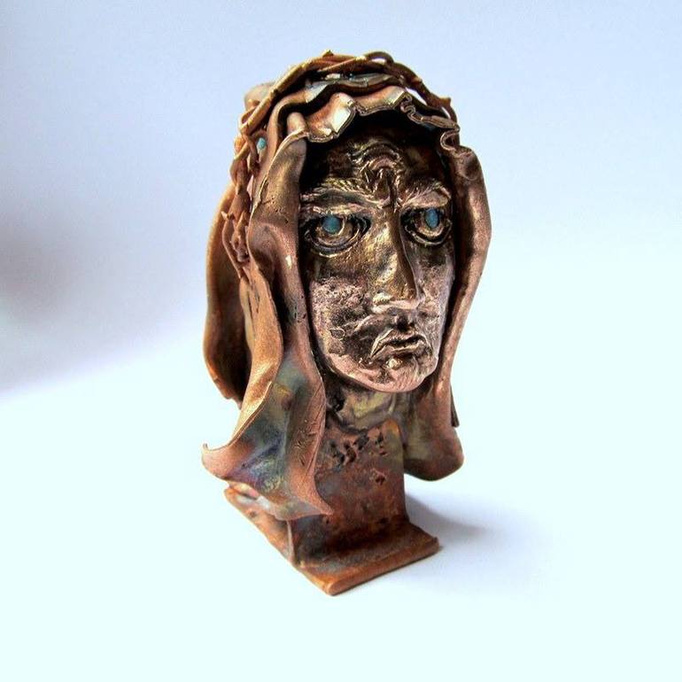 Original Art Deco Religion Sculpture by Melanie Rundel-Milzner