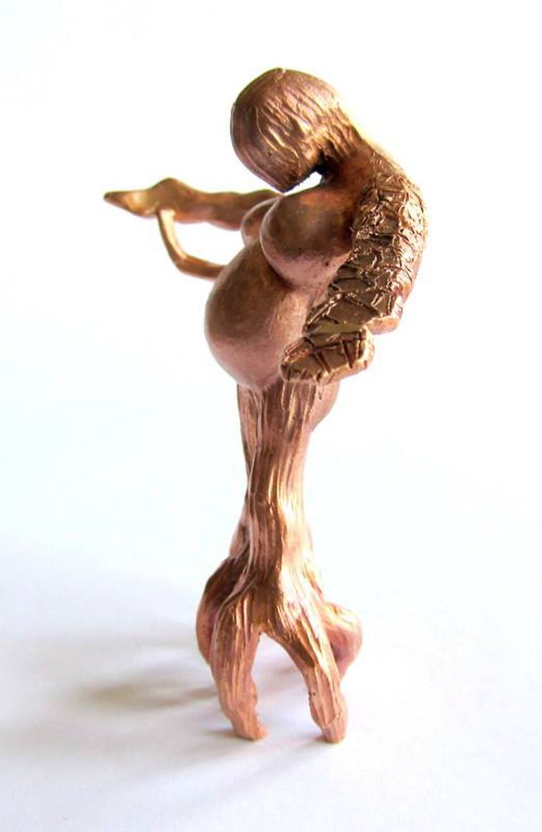 Original Abstract Expressionism Classical Mythology Sculpture by Melanie Rundel-Milzner