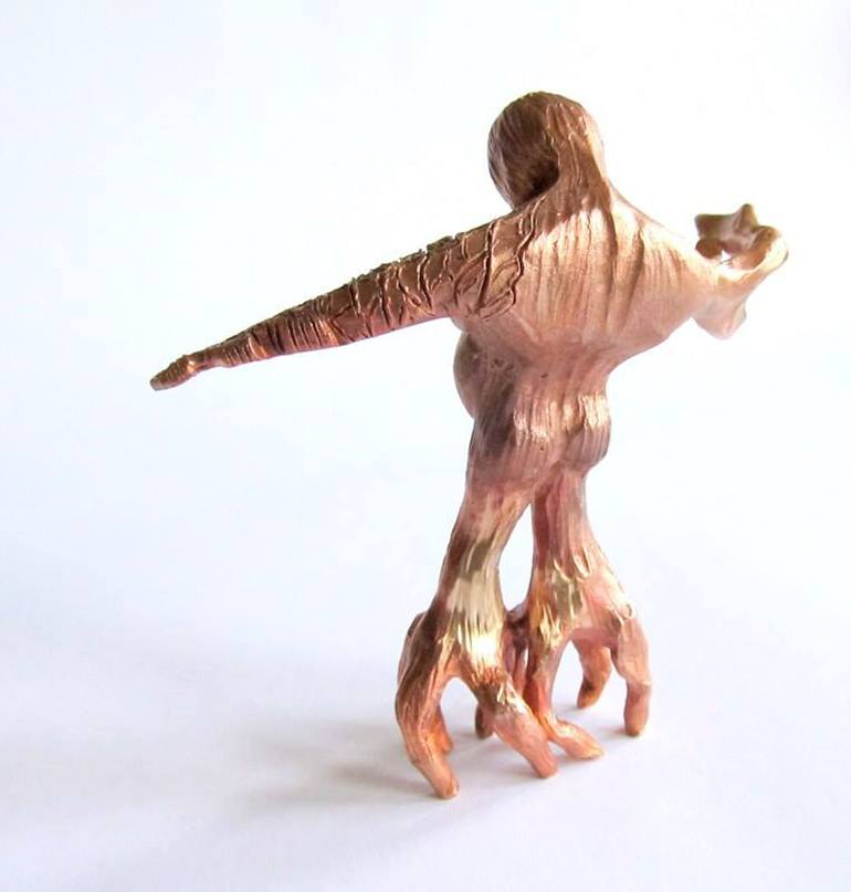 Original Abstract Expressionism Classical Mythology Sculpture by Melanie Rundel-Milzner