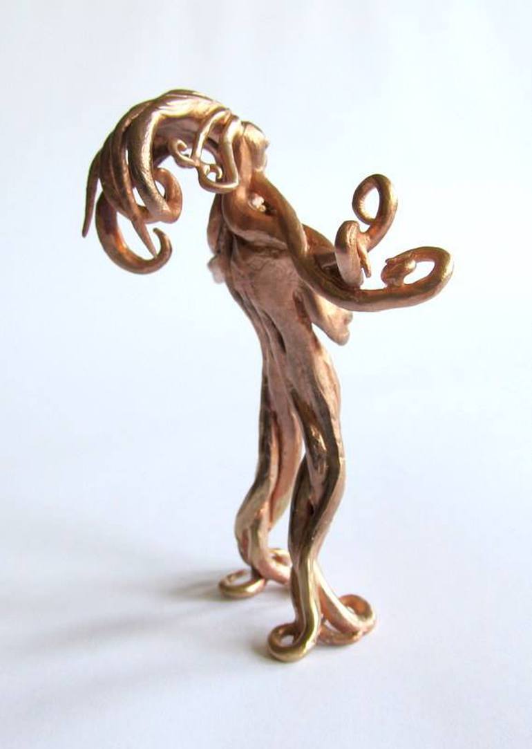 Original Abstract Expressionism Classical Mythology Sculpture by Melanie Rundel-Milzner