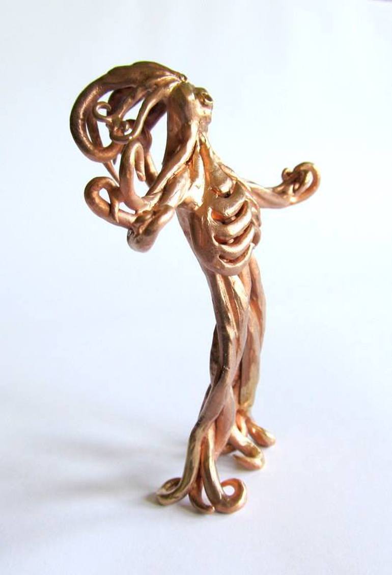 Original Abstract Expressionism Classical Mythology Sculpture by Melanie Rundel-Milzner