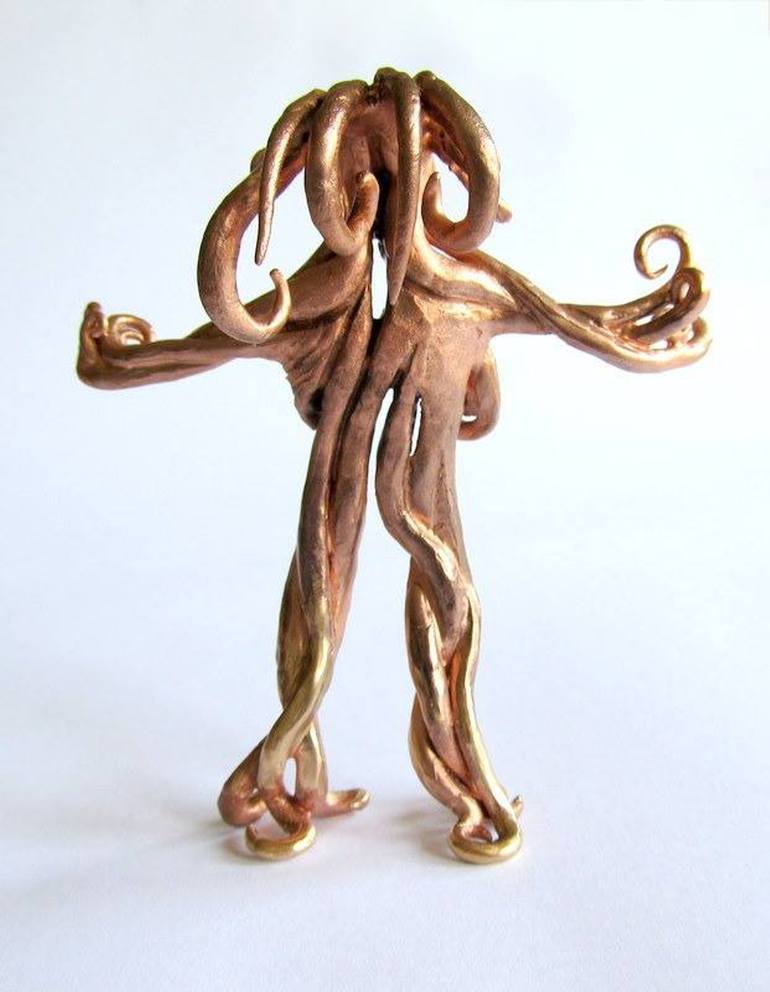 Original Abstract Expressionism Classical Mythology Sculpture by Melanie Rundel-Milzner