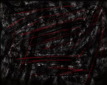 Original Abstract Expressionism Abstract Digital by Quantum Void Studios Qvs