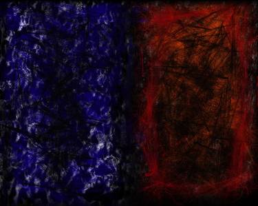 Original Abstract Expressionism Abstract Digital by Quantum Void Studios Qvs