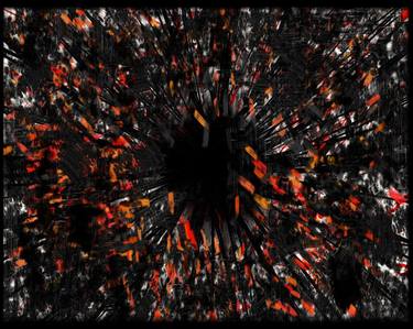 Original Abstract Expressionism Abstract Digital by Quantum Void Studios Qvs