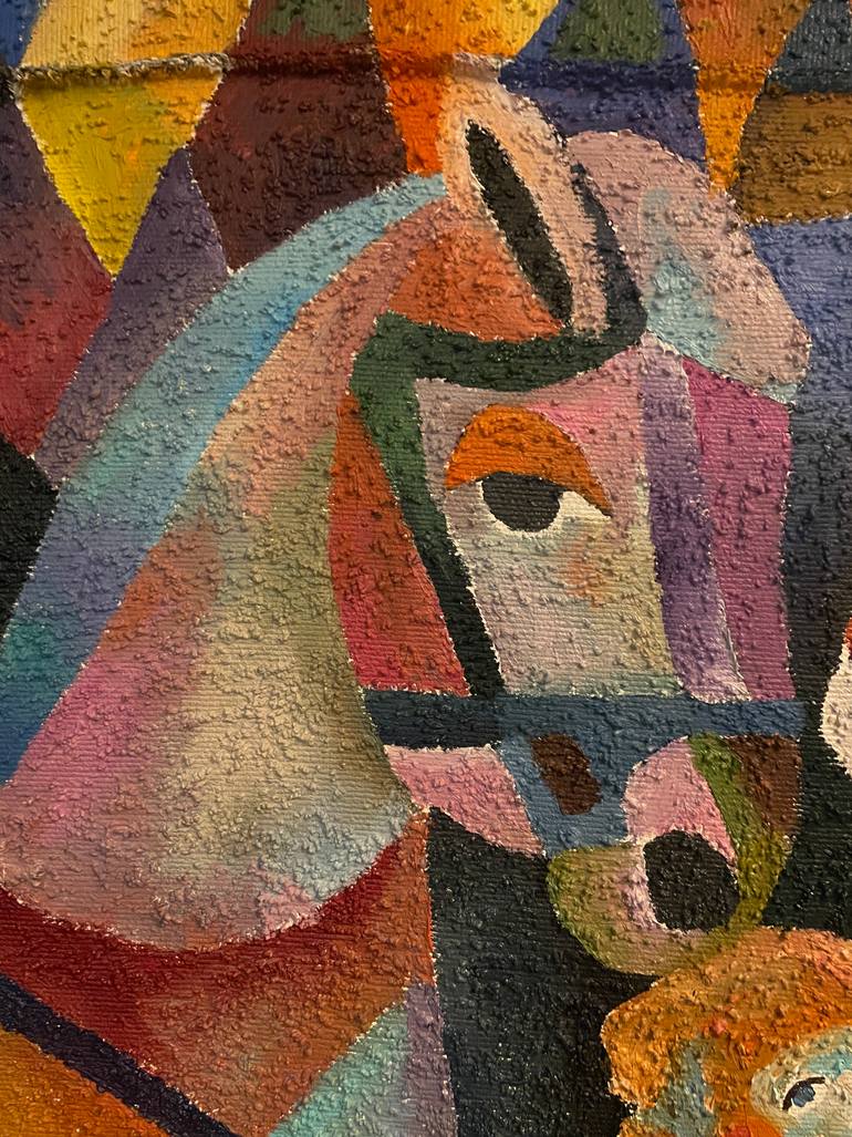 Original Abstract Performing Arts Painting by Tatiana Brodskaia