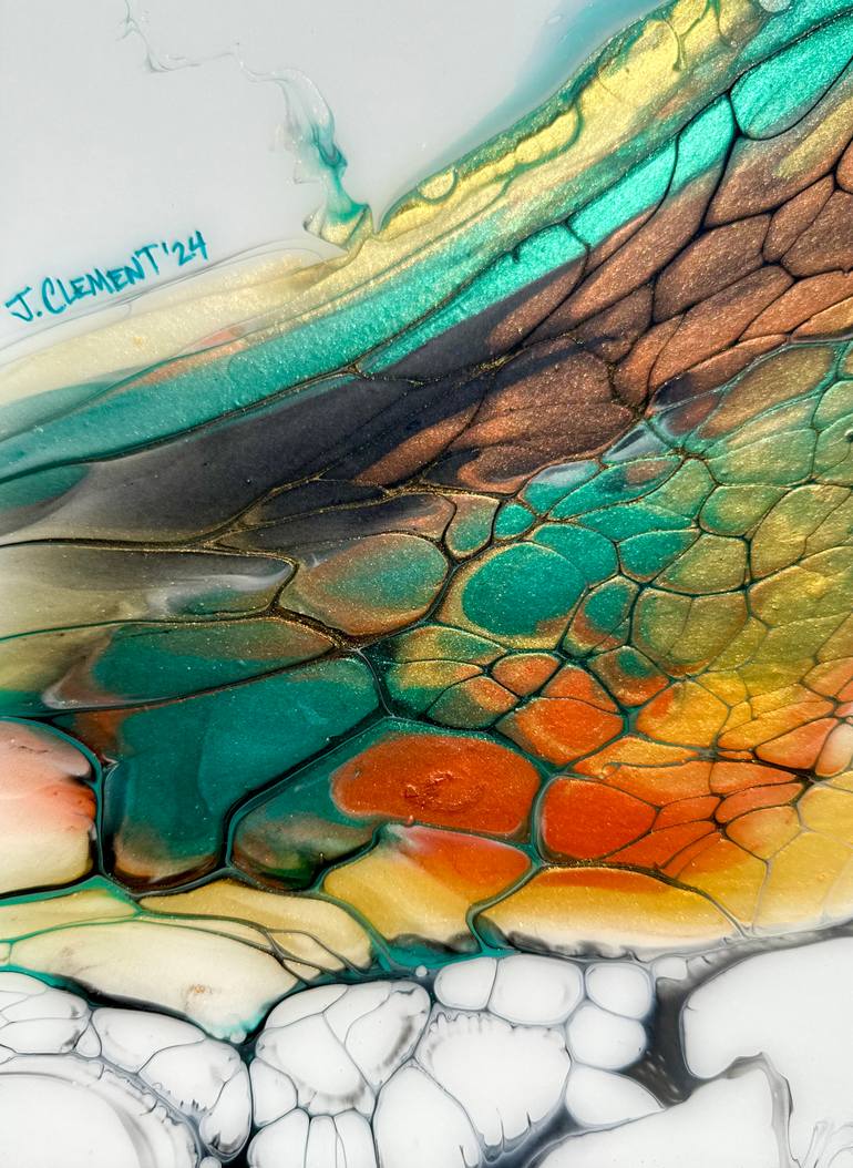 Original Abstract Expressionism Abstract Painting by Jason Clement