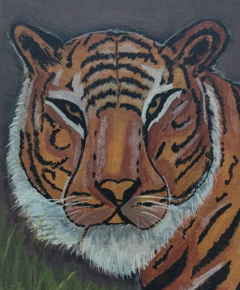 Original Realism Animal Painting by Gaurav Saikia