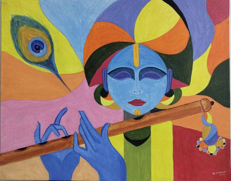 Print of Abstract Paintings by Gaurav Saikia