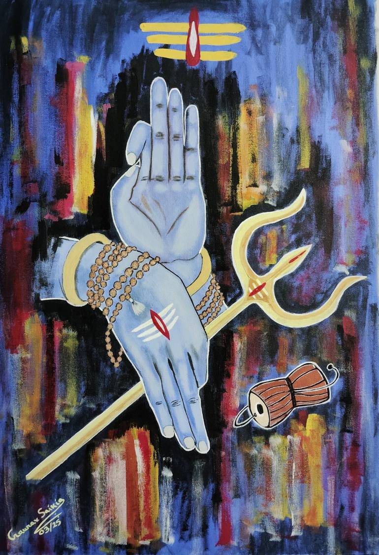 Print of Abstract Paintings by Gaurav Saikia