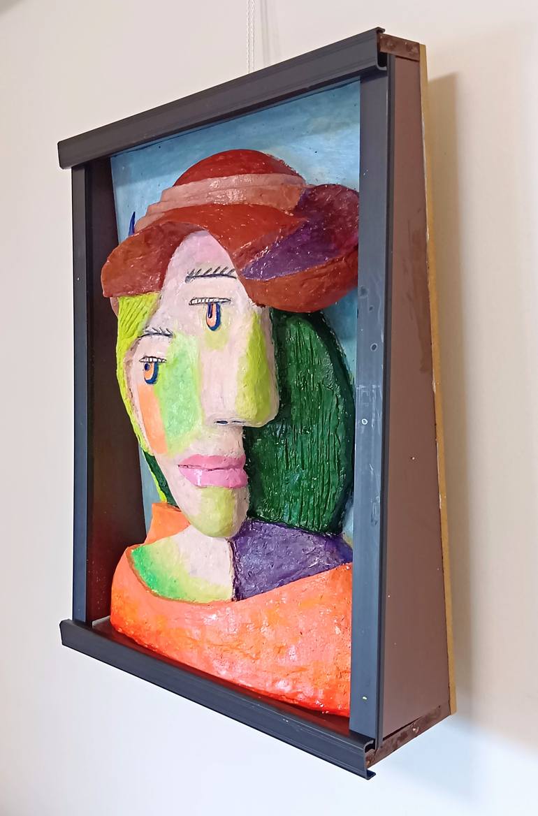Original Expressionism Women Painting by Zensaku Yamakawa